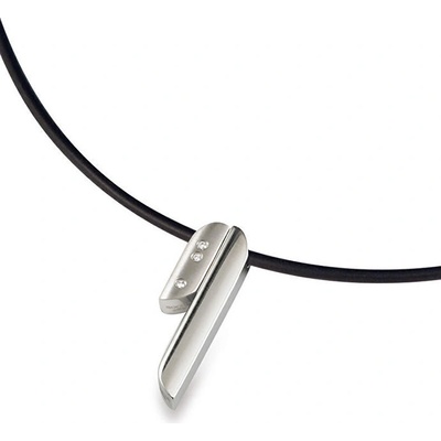 Boccia Titanium Titánový prívesok s pravými briliantami 07010-02
