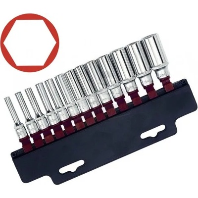 FORCE ВЛОЖКИ 1/4" УДЪЛЖЕНИ КОМПЛЕКТ 13 БР. /jn62371 (jn62371)