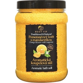 Vivaco Body Tip Pomerančový květ s mandarinkou sůl do koupele 1500 g