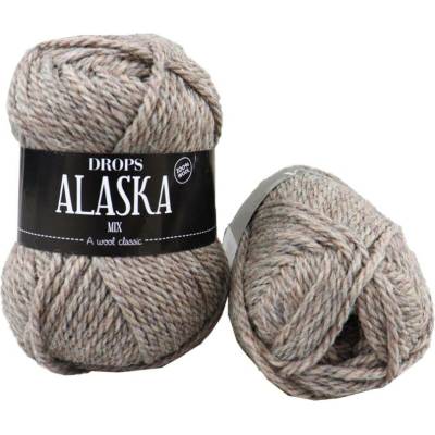Drops Alaska MIX 49 popelavě hnědá