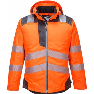 Portwest PW3 Hi Vis zimná bunda OrangeGrey