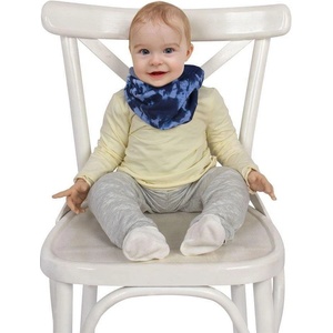 Sevibaby Бебешки лигавник - бандан шал 2 в 1 Цвят СИНЯ (360-2)