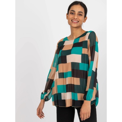 Blouse-DHJ-BZ-8643.38P-dark green