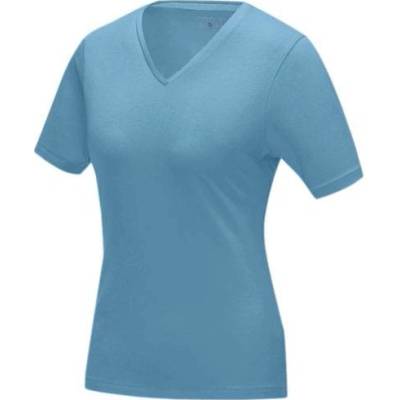 Kawartha Dámske tričko s krátkym rukávom V NECK svetlo modrá