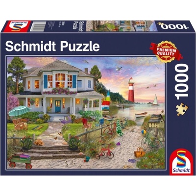 Schmidt Spiele Пъзел Schmidt от 1000 части - Къща край плажа (58990)