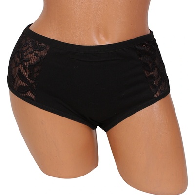 Черна бикина с дантела