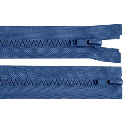 Stoklasa Zip kostěný No 5 dělitelný 2 jezdce / dvoucestný 70 cm bundový Balení: 1 ks, Varianta: 220 modrá jeans tmavá 220 modrá jeans tmavá