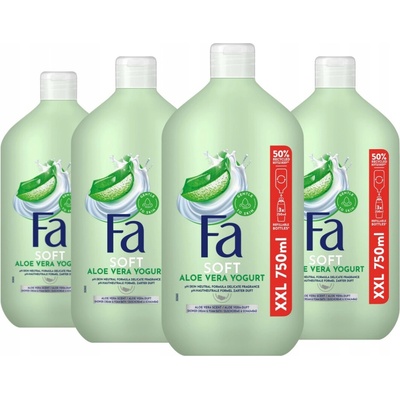 Fa Aloe Vera Yoghurt Krémový sprchový gel pro ženy 4x750ml