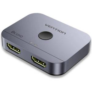 Vention Селектор Vention AKPH0, от HDMI(м) към 2x HDMI(ж), сив, 8K@60Hz (AKPH0)