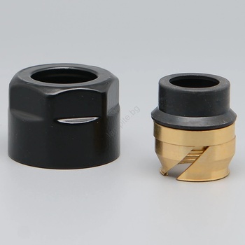 P.M.H. P. m. h. zzm1524 - Компресионен фитинг за вентил uniko/term/duo, черен/меден, 15 мм (pm0056)