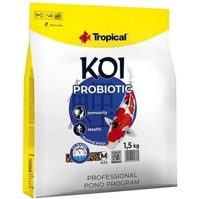 Tropical Koi Probiotic Pellet M 5 l 1,5 kg