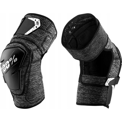 100% Fortis Knee Guards čierna/sivá