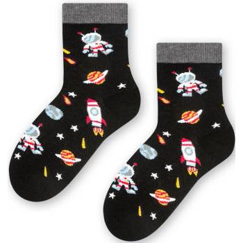 Chlapecké ponožky Vesmír S černá