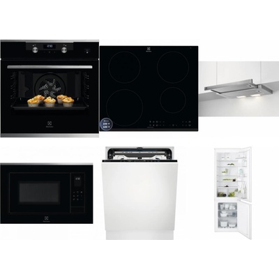 Set Electrolux KODEH70X + LIR60433B + LFP326S + LMS4253TMX + EEM69410L + ENT6TF18S