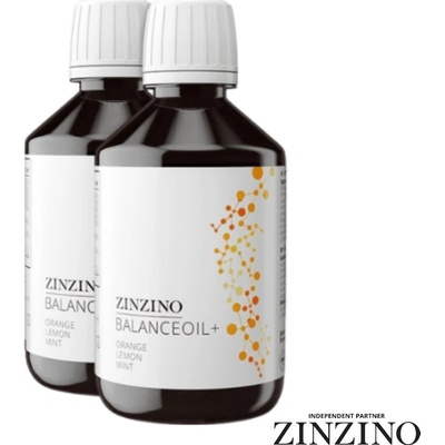 Zinzino 2x Zinzino Balance olej 300 ml Pomaranč Citrón Mäta