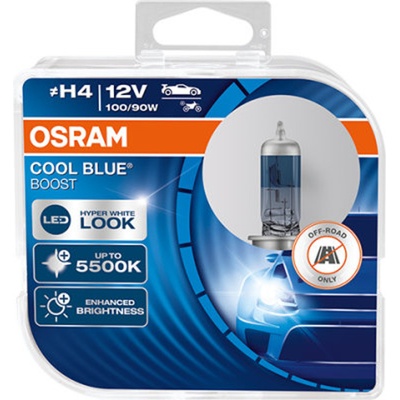 Osram Cool Blue Boost H4 P43t 12V 100/90W 2 ks 62193CBB-HCB