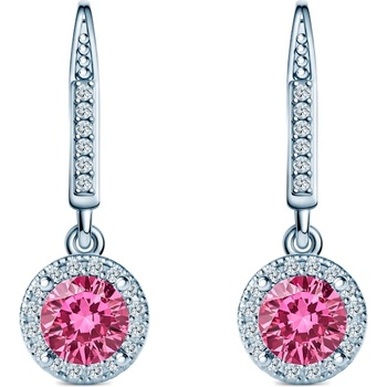 SAVICKI Обеци This is Love: бяло злато, розови лабораторни диаманти, лабораторни диаманти