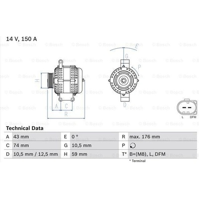 Alternátor BOSCH 0 986 047 920