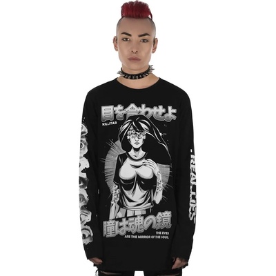 KILLSTAR Унисекс тениска с дълъг ръкав KILLSTAR - Eye Contact Long Sleeve Top - KSRA002266
