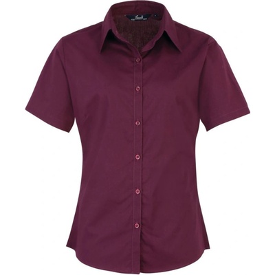 Premier košile PR 302 dámská Aubergine