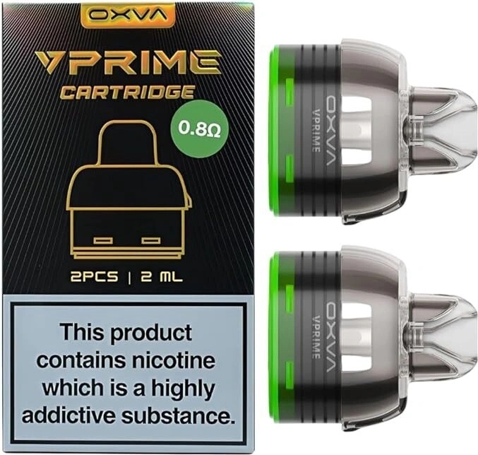 oxva vprime 0.8 ohm VPrime OXVA cartridge, replacement cartridges for the VPrime pods| Le Petit  Vapoteur