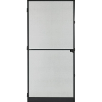 DEMA Dverová sieťka proti hmyzu s hliníkovým rámom 95x210 cm, antracitová