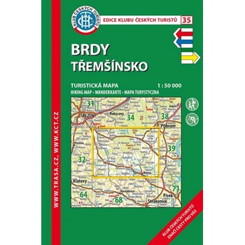 KČT 35 Brdy, Třemšinsko 1:50 000 / turistická mapa