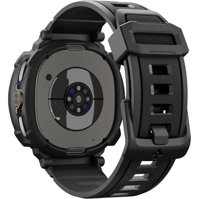 Spigen Samsung Watch 8 Classic 46 мм каишка SPIGEN RUGGED ARMOR PRO с потребителски размер, удароустойчивост + силиконова рамка, ЧЕРНА ACS10013 (ACS10013)