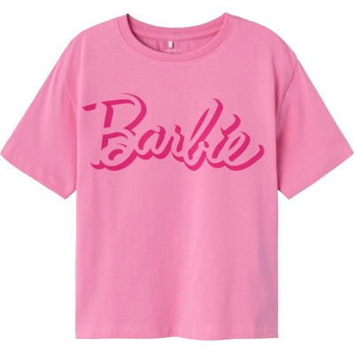 NAME IT Тениска 'Dalina Barbie' розово, размер 116
