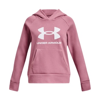 Under Armour Дамска блуза Under Armour Girls' UA Rival Fleece Big Logo Hoodie - Розов