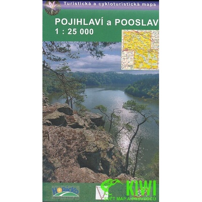 Pojihlaví a Pooslaví turistická mapa