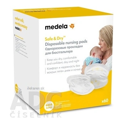 Medela Vložky do podprsenky super jednorazové 60 ks