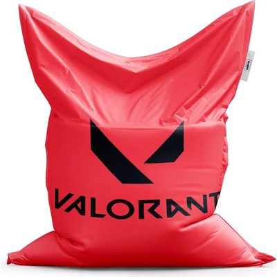 Sablio Sedací vak Classic VALORANT Red - 200x140 cm
