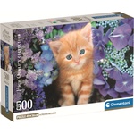Clementoni Пъзел Clementoni от 500 части - Рижаво коте (35585)
