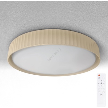 Brilagi - димируемо таванно осветително тяло LUCIA LED/60W/230V пр. 59 см бежово+дистанционно управление (BG3480)