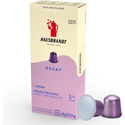 Hausbrandt безкофеинови капсули за Nespresso 10бр