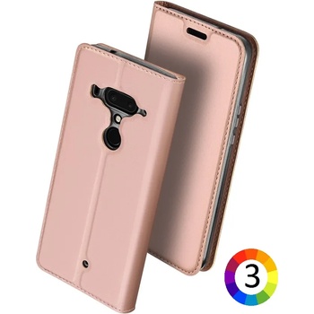 Image 1 of HTC U12+ / U12 Plus DUX DUCIS Кожен Калъф и Протектор