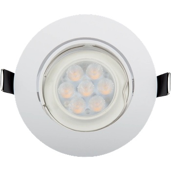 ELMARK Led ПЛАСТМАСОВА КРЪГЛА ЛУНА high power 6w 4000-430 (92r106wh/w)