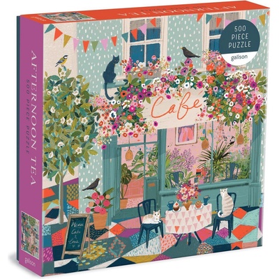 Galison - Puzzle Afternoon Tea - 500 piese