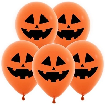 Party Deco Latexové balonky Halloween Dýně 30cm
