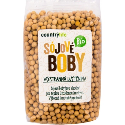 Country Life Sójové bôby BIO 0,5 kg
