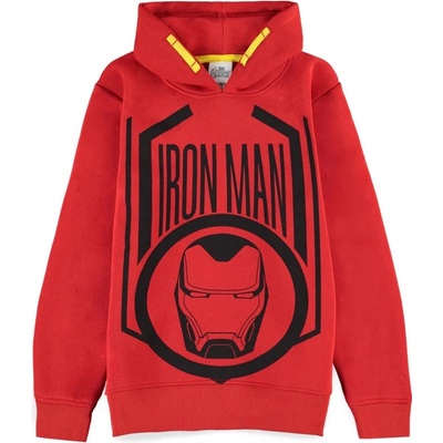 Avengers Marvel Iron Man Boys Hoodie Red