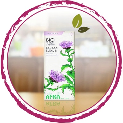 Afra Leuzea šustivá Bio tinktúra 50 ml