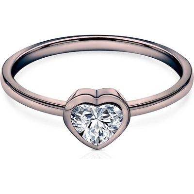 Savicki Zásnubný prsteň Pure čierne zlato diamant PURE P HE 30 D CZ
