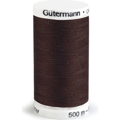Polyesterové nitě návin 500 m Gütermann Varianta: 696 Mahogany, Balení: 1 ks