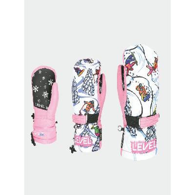 Level Glove Junior Mitt Pink dětské rukavice,palčáky Velikost: V - 9-10 let dětská
