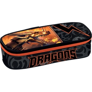 Graffiti Квадратен ученически несесер Graffiti Dragonс - с 1 цип (231344)