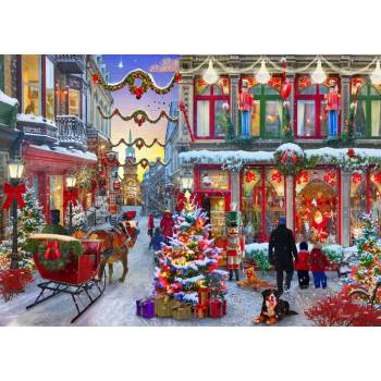 Image 1 of Bluebird Puzzle - Puzzle Streets at Christmas - 500 piese