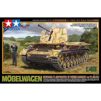 Tamiya Flakpanzer IV Möbelwagen w/ FlaK 43 1:48