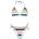 Protest Caley Triangle bikini - Multicolor (Sour Green)